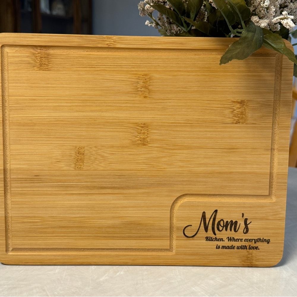 Bamboo Cutting Board for Mom's Kitchen